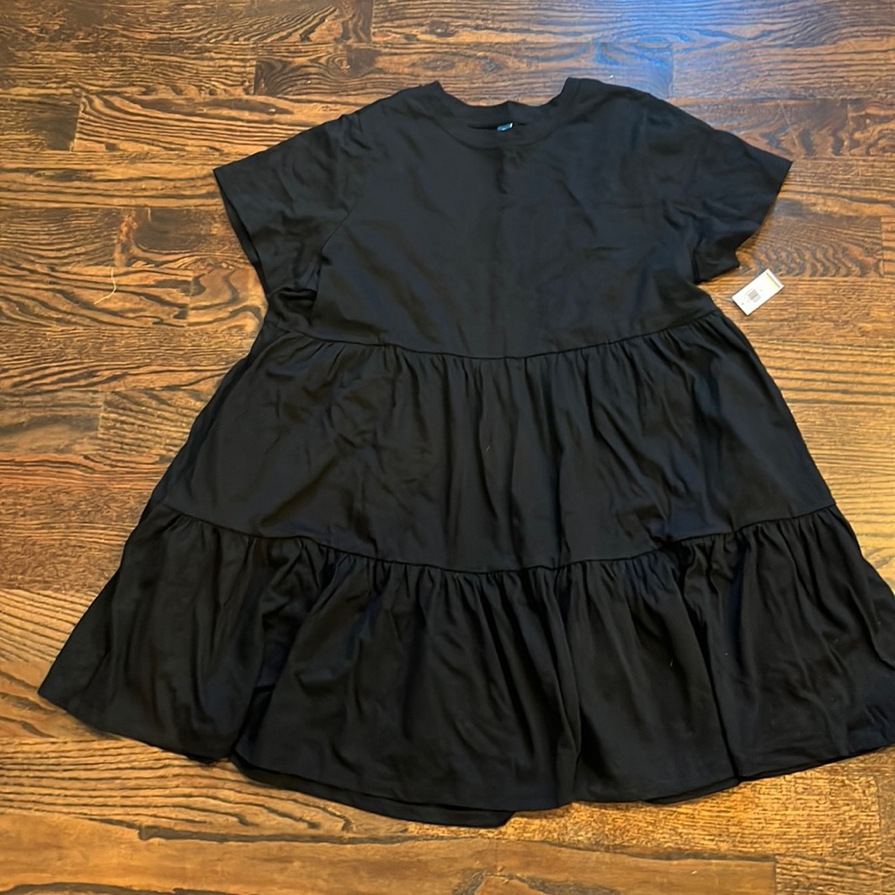 Old Navy Black T-Shirt Dress NWT XL. 818041-03-1